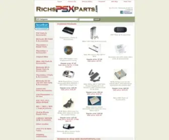 RichspsXparts.com(Playstation PSP PS2 & Xbox Parts and Repair Services) Screenshot