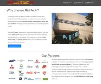 Richtechdisplay.com(RICHTECH Temperature Screening Systems) Screenshot