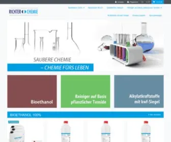 Richter-Chemie.de(Bioethanol) Screenshot