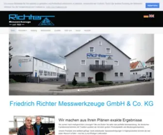 Richter-Messzeuge.de(Friedrich Richter Messwerkzeuge GmbH & Co) Screenshot