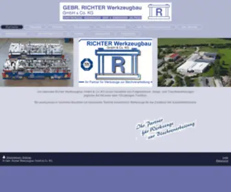 Richter-WZB.de(Richter Werkzeugbau) Screenshot