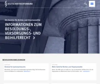 Richterbesoldung.de(Richterbesoldung (DRB)) Screenshot