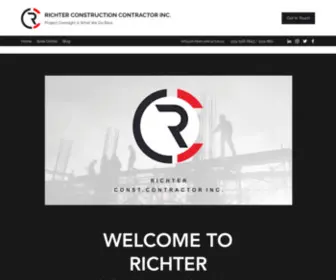 Richtercontractor.com(Richter Construction Contractor Inc) Screenshot