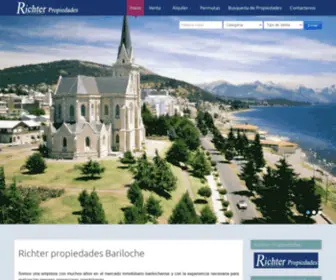 Richterpropiedades.com.ar(Richter propiedades Bariloche) Screenshot