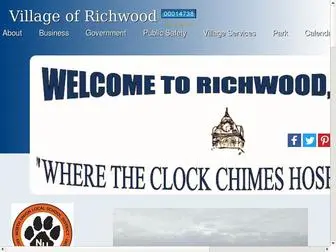 Richwoodohio.org(Village of Richwood 153 North Franklin St. Richwood) Screenshot