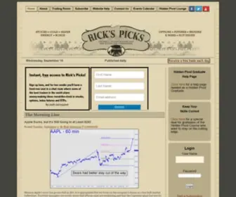 Rickackerman.com(Rick's Picks) Screenshot