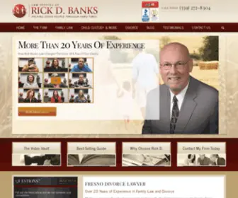 Rickbankslaw.com(Family Attorney) Screenshot