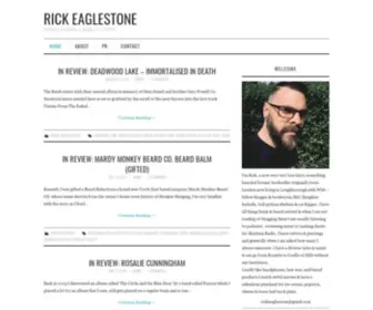 Rickeaglestone.co.uk(Always Judging A Book it's Cover) Screenshot