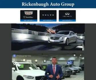 Rickenbaugh.com(Rickenbaugh Auto Group) Screenshot