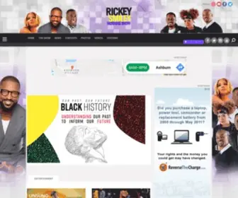 Rickeysmileymorningshow.com(The Rickey Smiley Morning Show) Screenshot