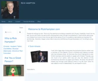 Rickhampton.com(Rick Hampton) Screenshot
