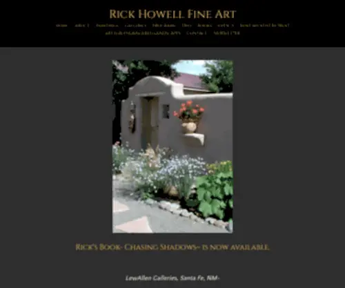 Rickhowell.com(Rick Howell Fine Art) Screenshot