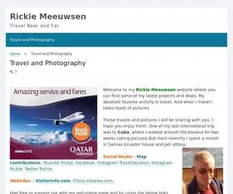 Rickiemeeuwsen.com(Travel Near and Far) Screenshot