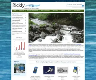 Rickly.com(Rickly Hydrological Company) Screenshot