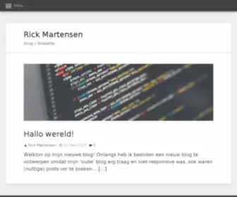 Rickmartensen.nl(Nothing here) Screenshot