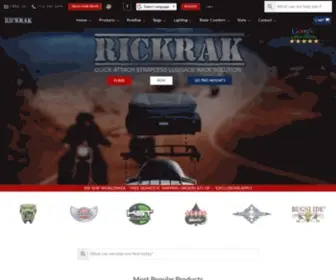 Rickrak.com(THE Quick Attach Strapless Luggage Rack Solution) Screenshot