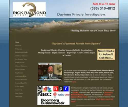 Rickraymondpi.com(Florida Private Investigators) Screenshot