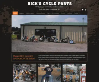 Rickscycle.net(Rick's Cycle Parts) Screenshot