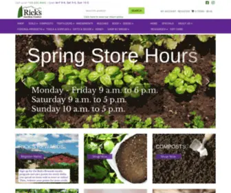 Ricksgarden.com(Ricks Garden Center) Screenshot