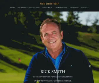 Ricksmith.com(Rick Smith Golf) Screenshot