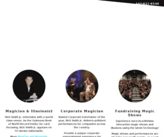 RicksmithJr.com(Corporate Magician) Screenshot