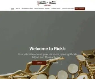 Ricksmusicalinstruments.com(Rick's Musical Instruments) Screenshot
