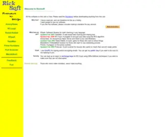 Ricksoft.co.uk(RickSoft-Freeware by Design) Screenshot