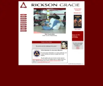 Rickson.com(Rickson Gracie Jiu) Screenshot