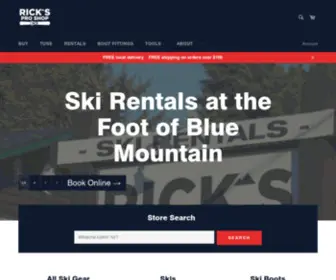 Ricksproshop.ca(Rick's Pro Ski Shop) Screenshot