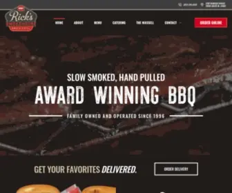 Rickssmokehouse.com(Rick's Smokehouse BBQ & Grill) Screenshot