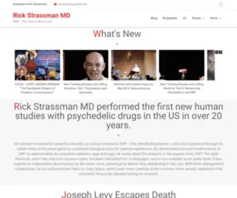 Rickstrassman.com(The Spirit Molecule) Screenshot