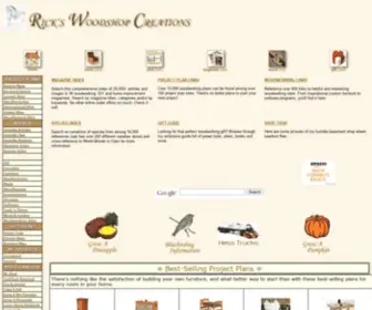 Rickswoodshopcreations.com(Rick's Woodshop Creations) Screenshot