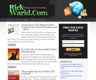 Rickwarid.com(Rickwarid) Screenshot