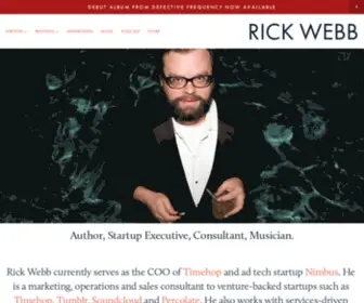 Rickwebb.net(Rick Webb) Screenshot