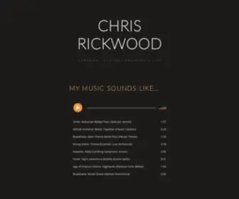 Rickwoodmusic.com(Chris Rickwood) Screenshot