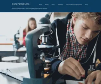 Rickwormeli.com(Home) Screenshot