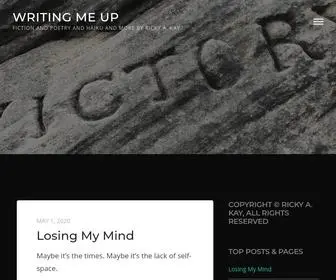 Rickyakay.com(Fiction and poetry and haiku and more by Ricky A) Screenshot