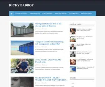 Rickybadboy.com(RICKY BADBOY) Screenshot