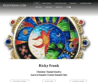 Rickyfrank.com(Ricky Frank Enamels Home) Screenshot
