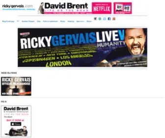 Rickygervais.com(Holding page) Screenshot