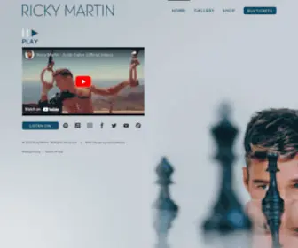 Rickymartinmusic.com(RICKY MARTIN) Screenshot