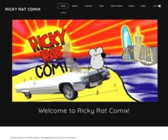 Rickyrat.com(RICKY RAT COMIX) Screenshot