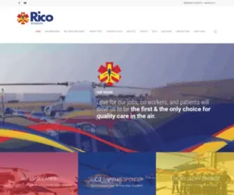 Ricoaviation.com(Rico Aviation) Screenshot