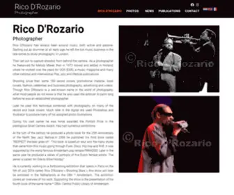 Ricodrozario.com(Rico D'Rozario) Screenshot