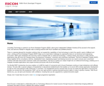 Ricoh-Developer.com(Ricoh) Screenshot