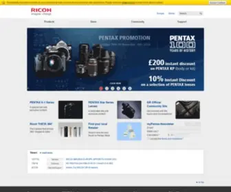 Ricoh-Imaging.co.uk Screenshot