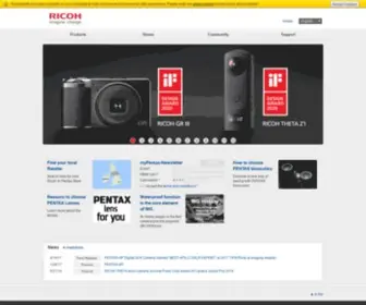 Ricoh-Imaging.eu(RICOH IMAGING EUROPE S.A.S) Screenshot