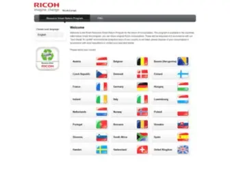 Ricoh-Return.com(RICOH Smart Return) Screenshot