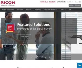 Ricoh-Usa.com(Digital Business Services & Printing Solutions) Screenshot