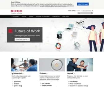 Ricoh.com.tr(Office solutions) Screenshot